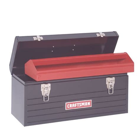 craftsman 20 inch steel tool box|craftsman hand held tool box.